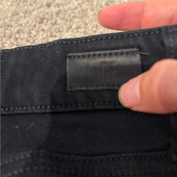 PAIGE Midnight Black Denim - Picture 6 of 9